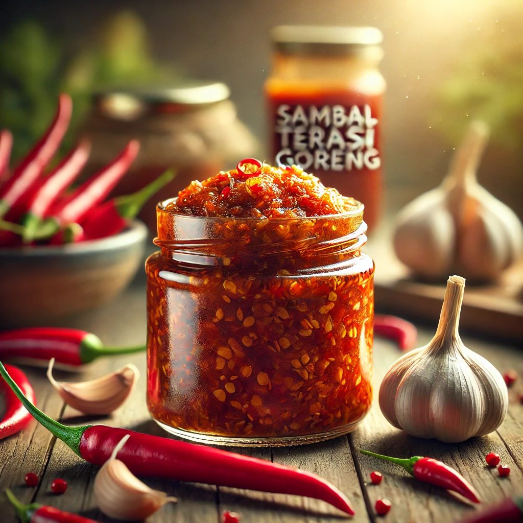 Chilli Oil Thumbnail – Sambal Terasi Goreng (Garlic Chili Oil with Fried Shrimp Paste)