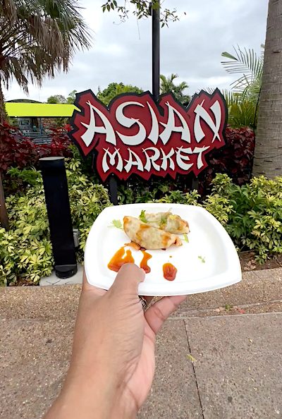 Dumplings served at SeaWorld's Seven Seas Food Festival