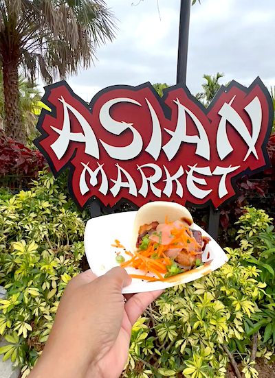 Goa-style bao bun at SeaWorld's Seven Seas Food Festival