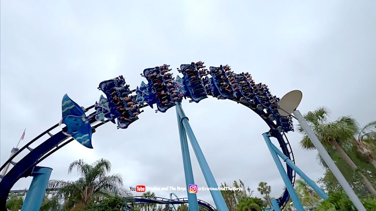 Manta roller coaster at SeaWorld Orlando