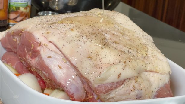 Oil The Pork – Crispy Roast Pork Shoulder with Skin
