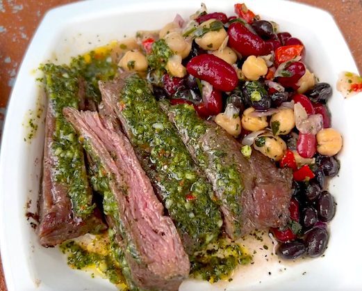 Picanha steak dish at SeaWorld's Seven Seas Food Festival