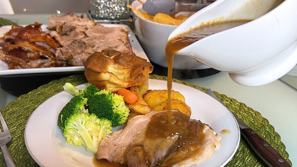 Pork Roast With Gravy – Crispy Roast Pork Shoulder Picnic