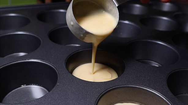 Pouring Batter – Yorkshire Pudding Popovers