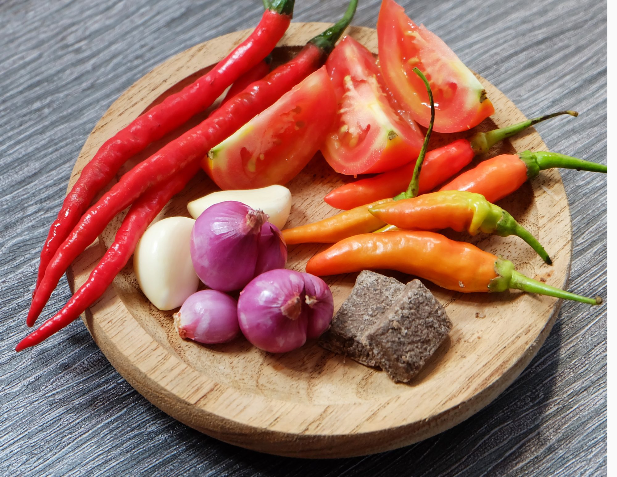Sambal Ingredients 2 – Sambal Terasi Goreng (Garlic Chili Oil with Fried Shrimp Paste)