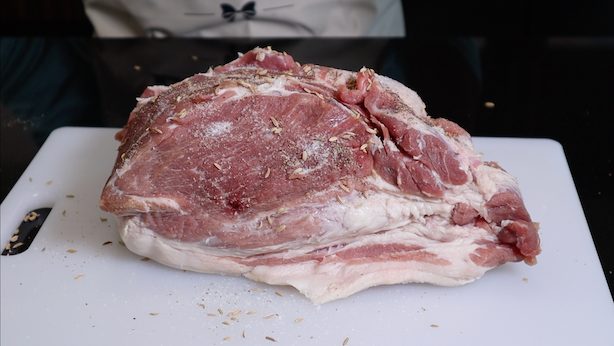 Seasoning – Crispy Roast Pork Shoulder with Skin