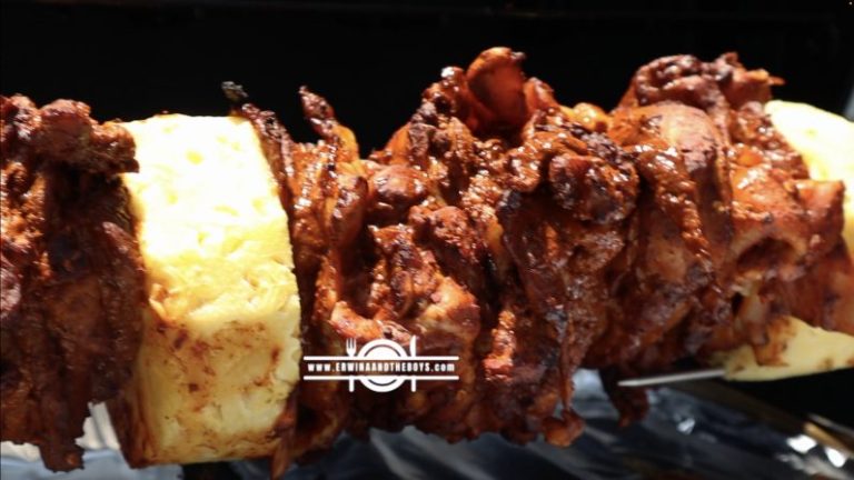 HOW TO MAKE TACOS AL PASTOR AT HOME USING ONE GRILL ROTISSERIE