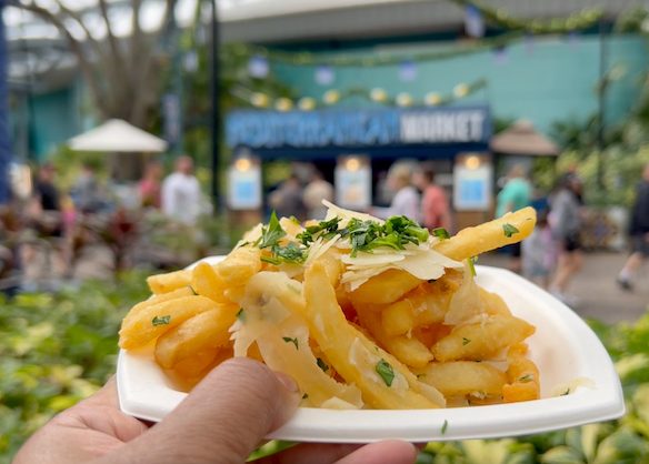 Truffle fries at SeaWorld's Seven Seas Food Festival